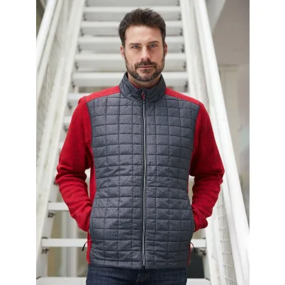 Men's Knitted Hybrid Jacket