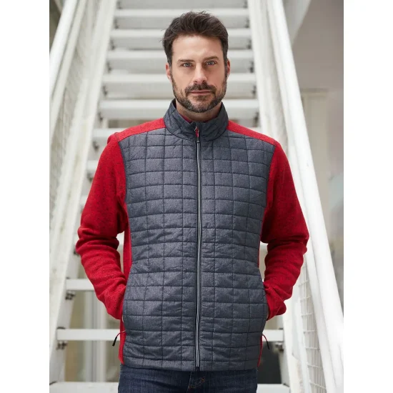 Men's Knitted Hybrid Jacket