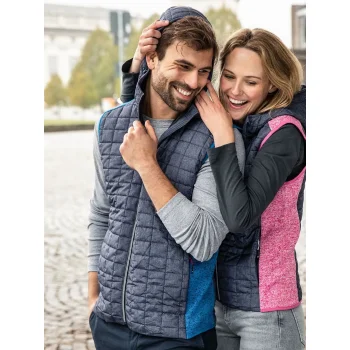 Gilet personalizzato - Men's Knitted Hybrid Vest