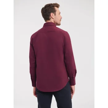Men's Long Sleeve Easy Care Fitted Shirt