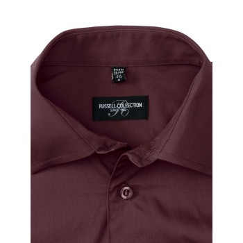 Camicia personalizzata con logo - Men's Long Sleeve Easy Care Fitted Shirt