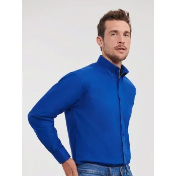 Men's Long Sleeve Easy Care Oxford Shirt