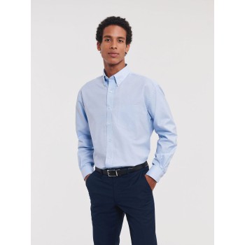Camicia personalizzata con logo - Men's Long Sleeve Easy Care Oxford Shirt