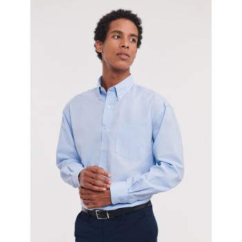 Camicia personalizzata con logo - Men's Long Sleeve Easy Care Oxford Shirt