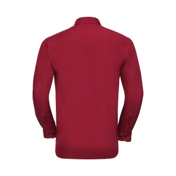 Men's Long Sleeve PolyCotton Poplin Shirt