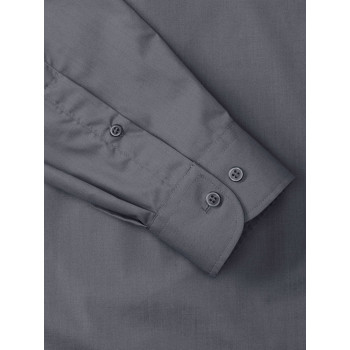 Men's Long Sleeve PolyCotton Poplin Shirt