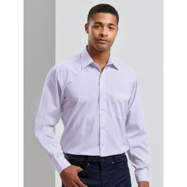 Camicia personalizzata con logo - Men's Long Sleeve Poplin Shirt