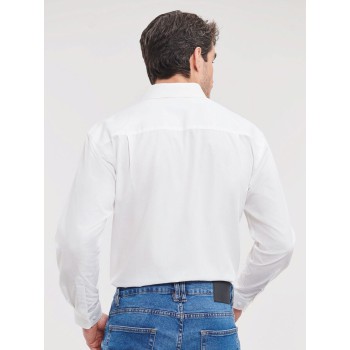 Men's Long Sleeve Pure Cotton Poplin Shirt