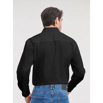 Men's Long Sleeve Pure Cotton Poplin Shirt