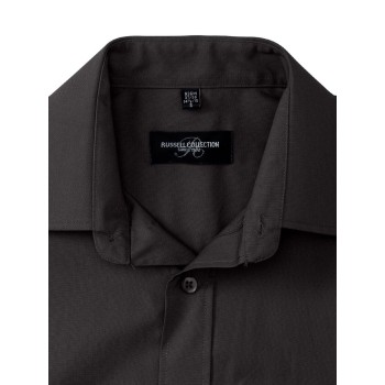 Camicia personalizzata con logo - Men's Long Sleeve Pure Cotton Poplin Shirt