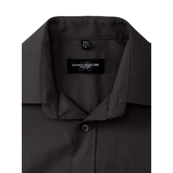 Men's Long Sleeve Pure Cotton Poplin Shirt