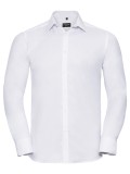Men's Long Sleeve Tailored Herringbone Shirt