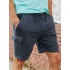 Shorts personalizzabili daiber in felpa cargo con tasca cargo e vita elasticizzata