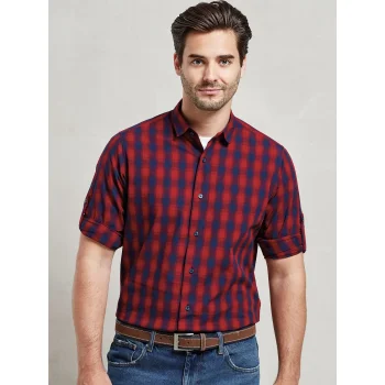 Men's LSL 'Mulligan' Check Cotton Bar Shirt