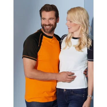 T-shirt personalizzabile daiber con maniche raglan cotone