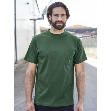 Maglietta t-shirt personalizzata con logo - Men's Round-T Pocket