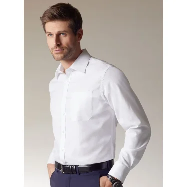 Camicia maniche lunghe personalizzabile daiber cotone micro-twill