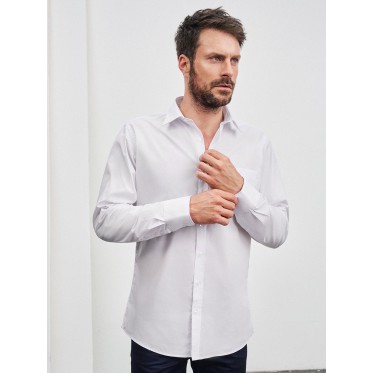 Camicia personalizzata con logo - Men's Shirt Longsleeve Poplin