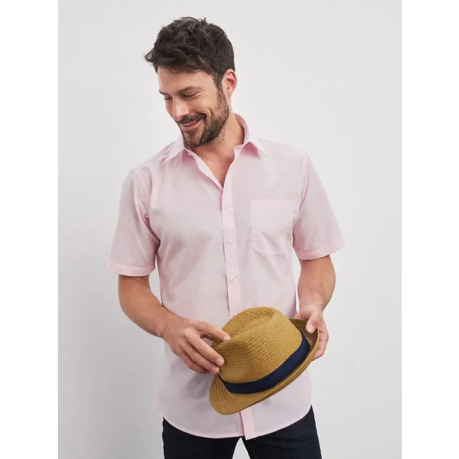 Men's Shirt Short sleeve Poplin