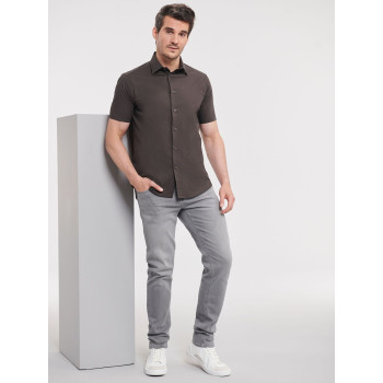 Men's Short Sleeve Easy Care Fitted Shirt