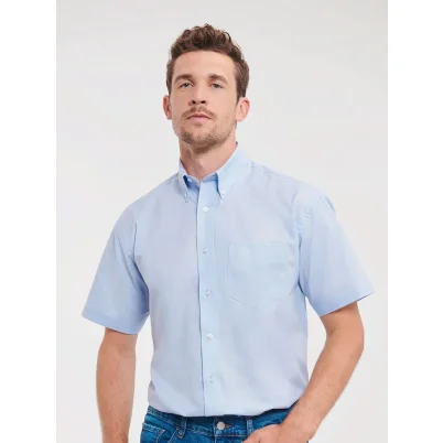 Men's Short Sleeve Easy Care Oxford Shirt