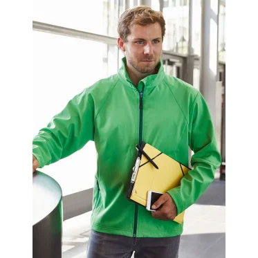 Giacca Softshell personalizzabile daiber resistente a vento e acqua