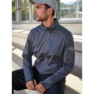 Abbigliamento sportivo uomo personalizzato con logo - Men's Sports Softshell Jacket