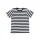T-shirt personalizzabile Mantis in cotone con righe sulle maniche