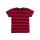 T-shirt personalizzabile Mantis in cotone con righe sulle maniche