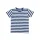 T-shirt personalizzabile Mantis in cotone con righe sulle maniche