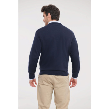 maglioni personalizzabili con logo - Men's V-Neck Knitted Pullover