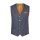 Gilet personalizzabile Karlowsky uomo in jeans con cuciture trapuntate