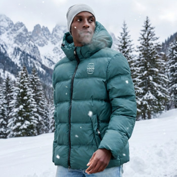 Men's Winter Jacket personalizzabile daiber cappuccio staccabile e imbottitura Sugenro