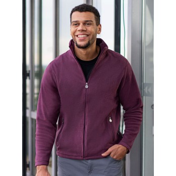pile uomo personalizzati con logo  - Men's Workwear Fleece Jacket