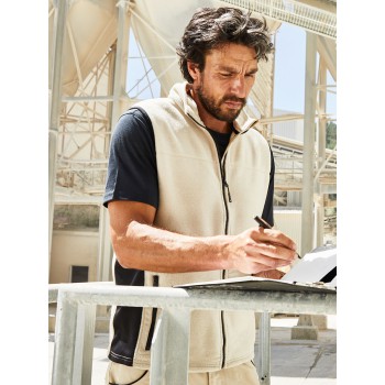 Gilet personalizzato con logo - Men's Workwear Fleece Vest - Strong