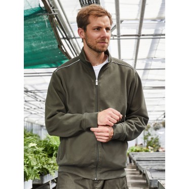 Felpa personalizzata con logo - Men's Workwear Sweat-Jacket - Solid