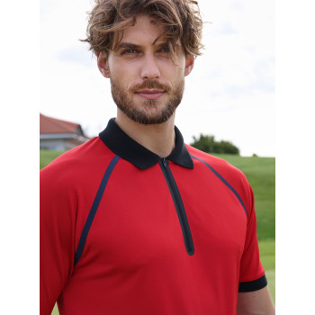 Men's Zip-Polo