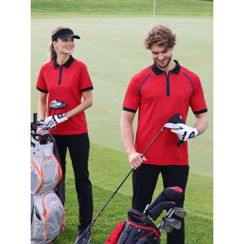 Men's Zip-Polo