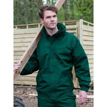 Giacca Impermeabile personalizzabile Result con cappuccio a scomparsa