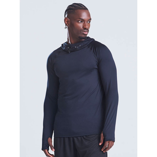 Mens Cool Cowl Neck Top