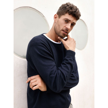 maglioni personalizzabili con logo - Mens' Round-Neck Pullover