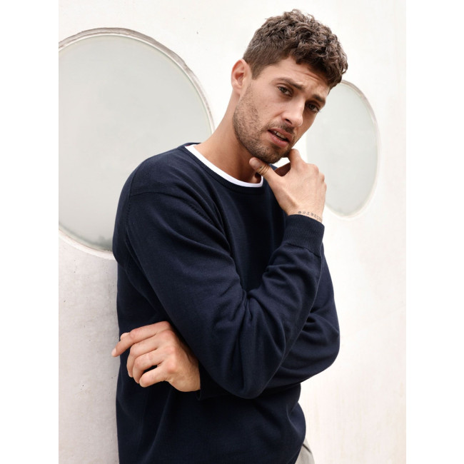 maglioni personalizzabili con logo - Mens' Round-Neck Pullover