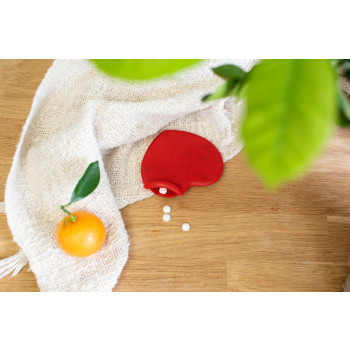 Caramelle cioccolatini personalizzati con logo - Mentine cuore, custodia in PP Marcia