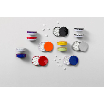 Caramelle cioccolatini personalizzati con logo - Mentine tascabili, custodia in latta Anika