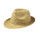 Sombrero intrecciato personalizzabile verde/naturale traspirante con cintura interna