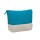 Necessaire personalizzabile in cotone resistente con chiusura zip