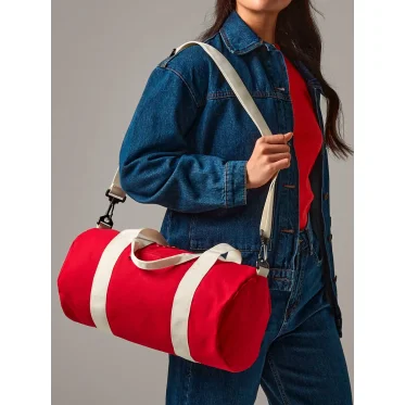 Mini Barrel Bag personalizzabile Bag Base in poliestere resistente