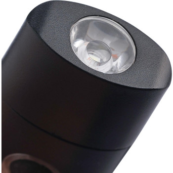 gadget ecologici con logo - Mini torcia in ABS riciclato con batteria ricaricabile Zai
