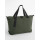 Tote bag in nylon riciclato con scomparto principale e chiusura magnetica