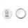 Mirror spilla specchiata personalizzabile metallo diametro 5,8 cm